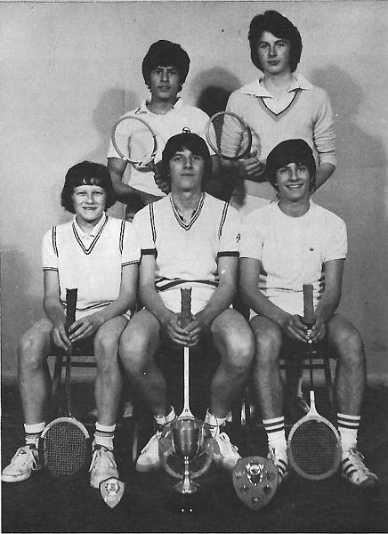 Squash team 1977.jpg - The Squash Team in 1977